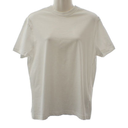 Prada Crew Neck None L Ujm492 S151 ilk Short Sleeve T-Shirt Cotton White Men