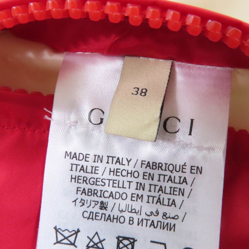 Gucci 23SS 717547 GG Cotton Canvas Down Vest Brownish 38 With Hanger And