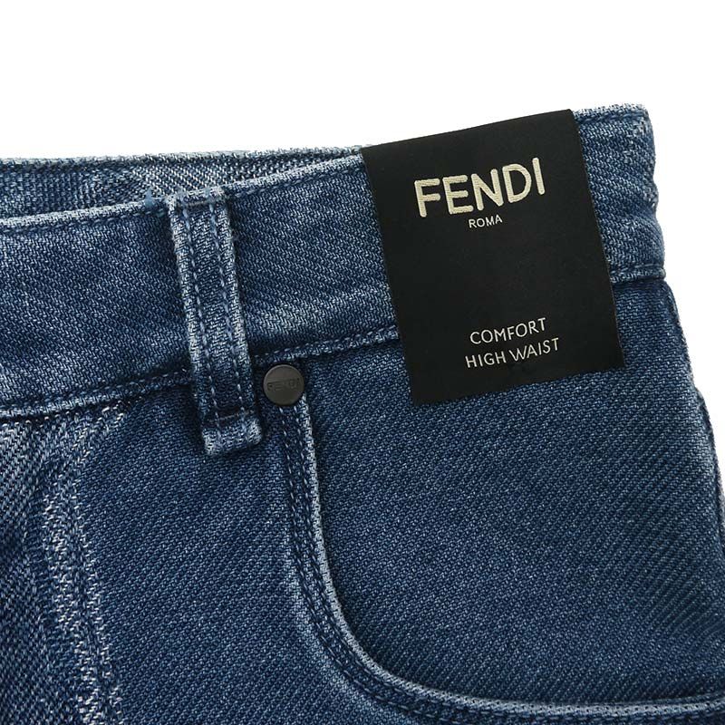 Fendi Denim Pants Flp285 AIED 31 34 Blue Jeans