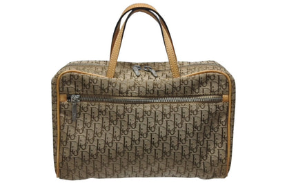 Dior Trotter Mini Andbag Canvas Leather Beige
