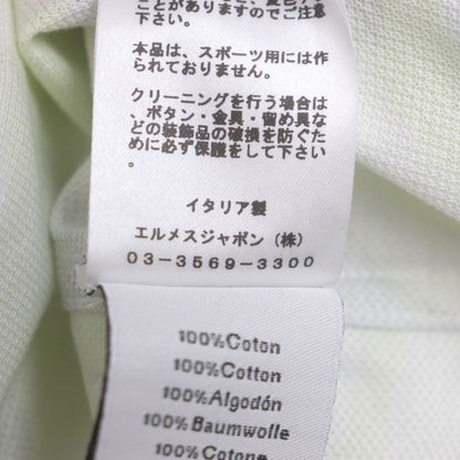 Hermes 23SS Panel Vegetal 100% Cotton Deer Fabric Total Short Sleeve Short