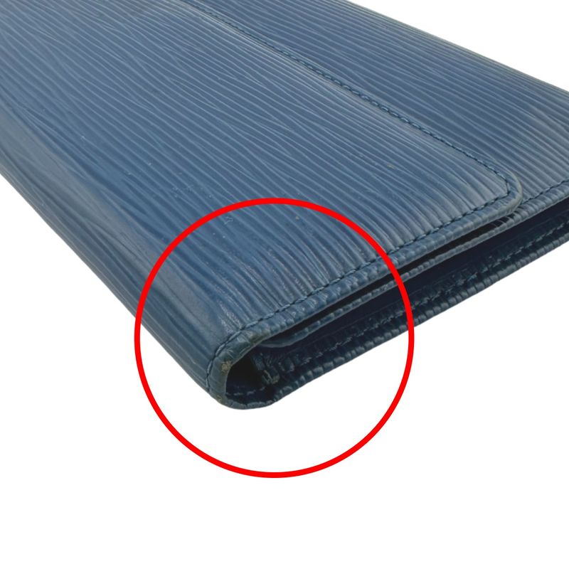 Louis Vuitton M63385 Epi Long Wallet Porte Trésor International Long Wallet