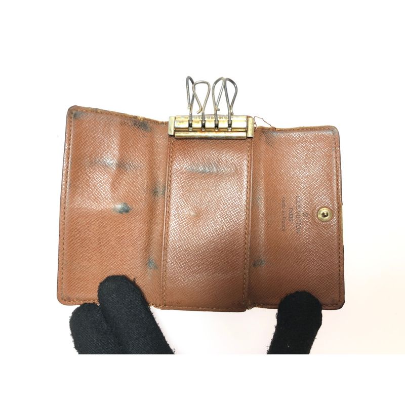 Louis Vuitton Unisex 4-Ribbon Key Case Monogram Multicles 4 M62631 Brown