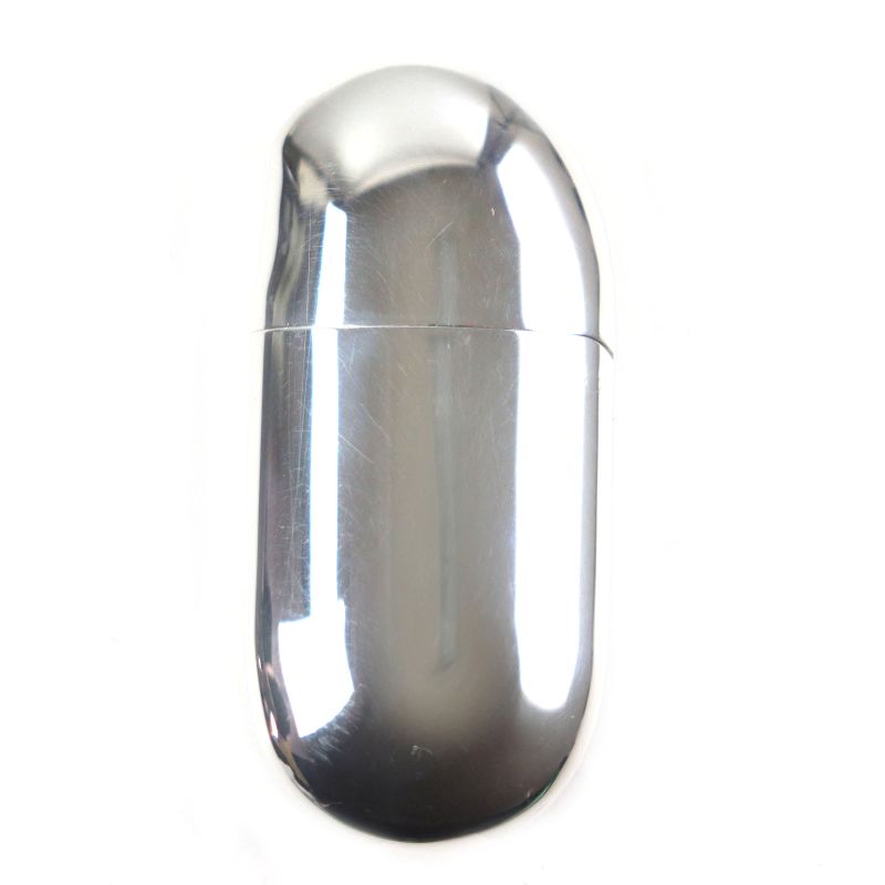 Tiffany & Co Beans Elsa Peretti 925 Logo Engraved Roller Oil Lighter Silver