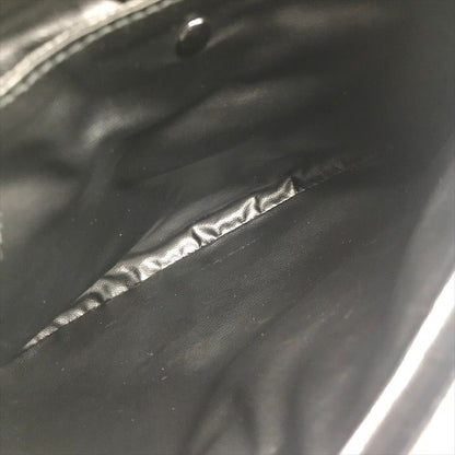 Celine Carriage Vintage Leather Clutch Black