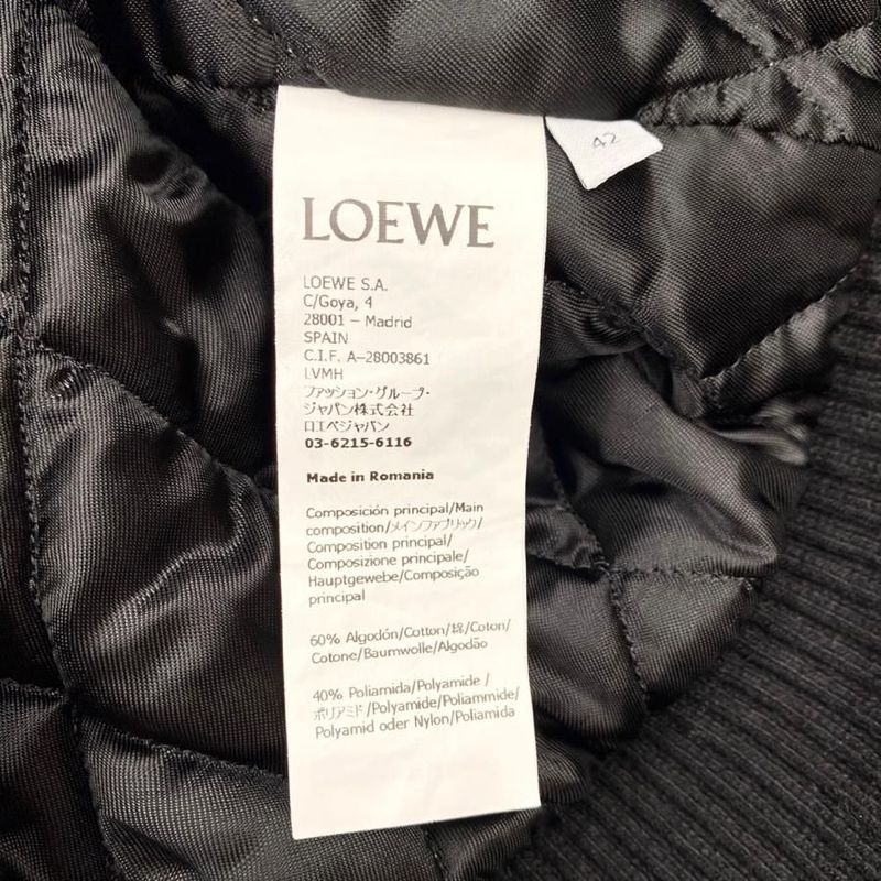 Loewe Blouson Cheerlephant Jacket H526y03w78 Size 42 Elephant Black Green Blue