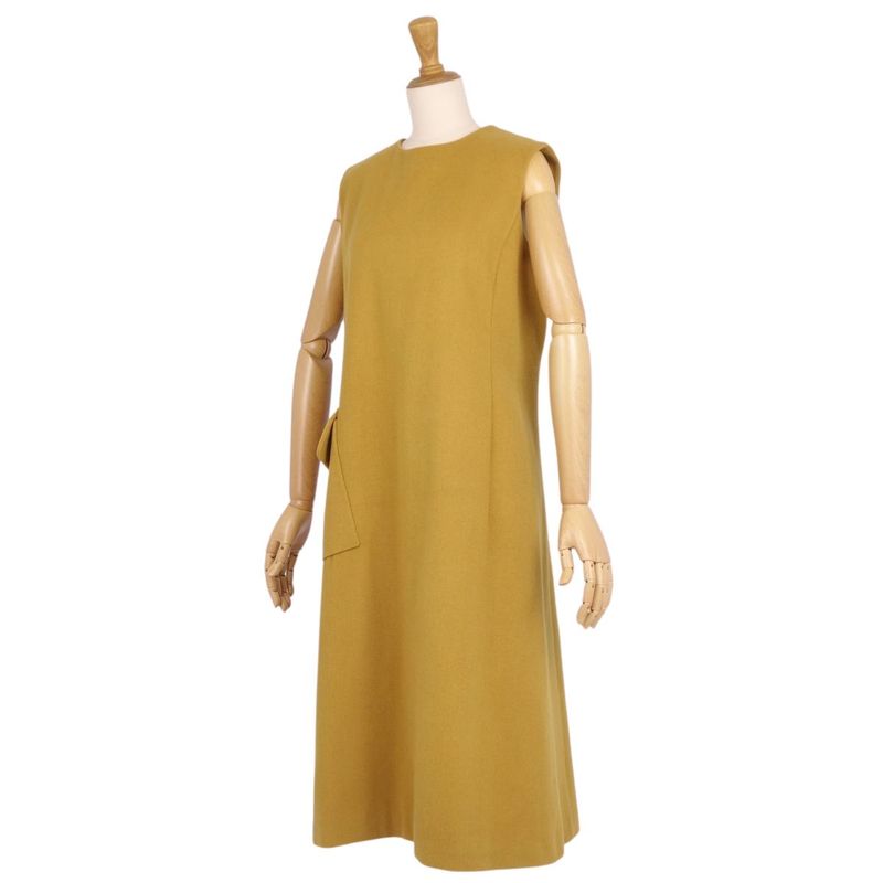 Vintage Hermes Dress Sleeveless Cashmere