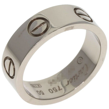 Cartier Love Ring #50 Ring - 18K White Gold Ladies