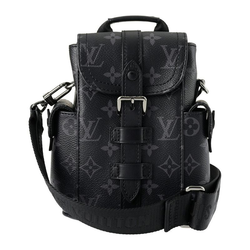 Louis Vuitton Shoulder Bag Nano Christopher Black Gray