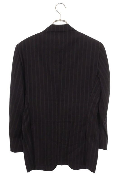 Gucci 107245 Z9525 Peaked Lapel 2B Striped Jacket Men's 44