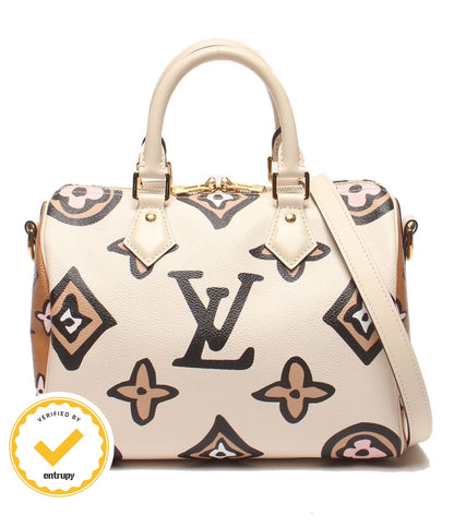 Louis Vuitton 2-Way Shoulder Bag Crossbody Wild at Heart Speedy Bandouliere 25