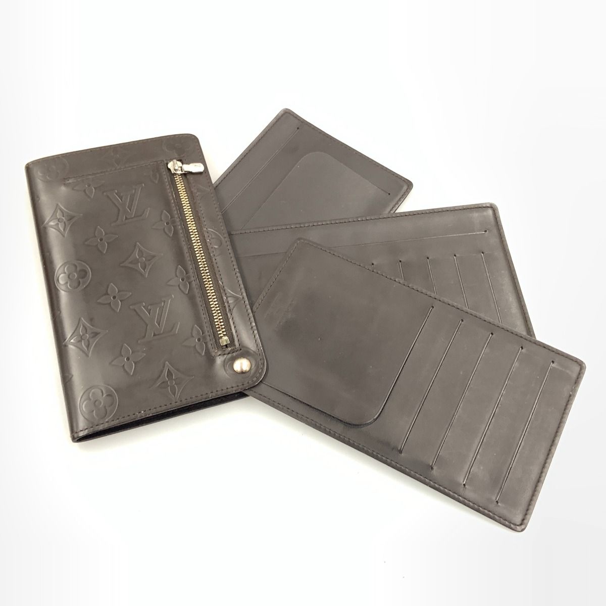 Louis Vuitton Monogram Glace Hoist Long Wallet M66450 Brown