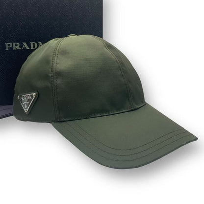 Prada Baseball Cap Hat Re-Nylon Green