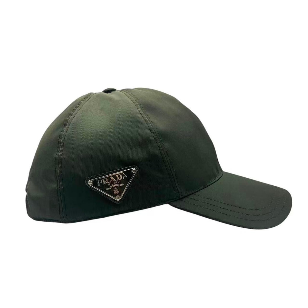 Prada Baseball Cap Hat Re-Nylon Green — view 4