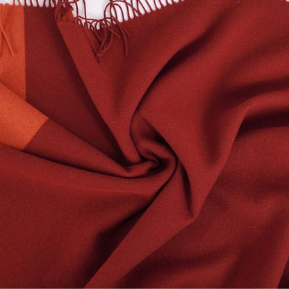 Hermes Coat Poncho Cape Wool Cashmere Outer — view 9