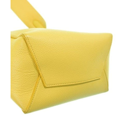 Celine Shoulder Bag Leather Yellow — view 9