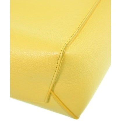 Celine Shoulder Bag Leather Yellow — view 10