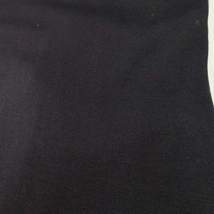 Louis Vuitton No Sleeve Knit Dress Wool L Black Bijoux Decoration Knee