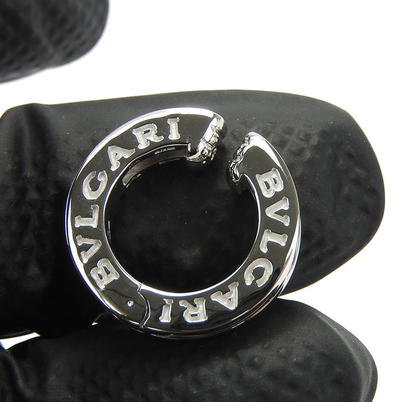 Bulgari Earring B-zero1 18K White Gold Diamond Approx 14.4g White Gold Jewelry