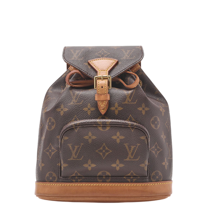 Louis Vuitton Monogram Montsourisー Mini Backpack Brown (gold Hardware) Shoulder