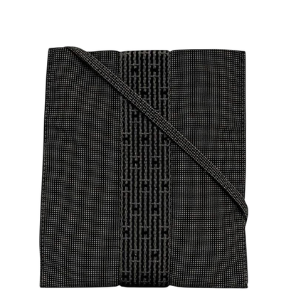 Hermes Shoulder Bag Yale Pochette Gray Her Line Excellent Condition