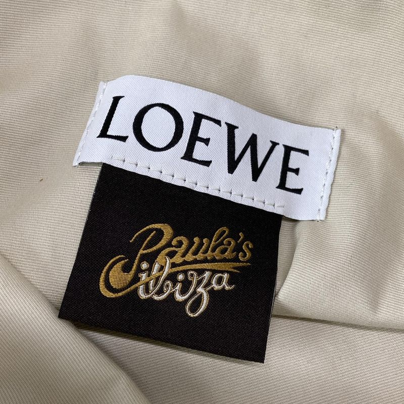 Loewe Tote Bag - Ivory X Dark Navy X Multi Paula's Ibiza / Bird / 2-way /