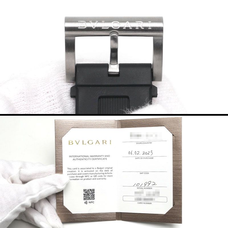 Bulgari Diagono Chronograph Dg42scch Automatic Black Dial