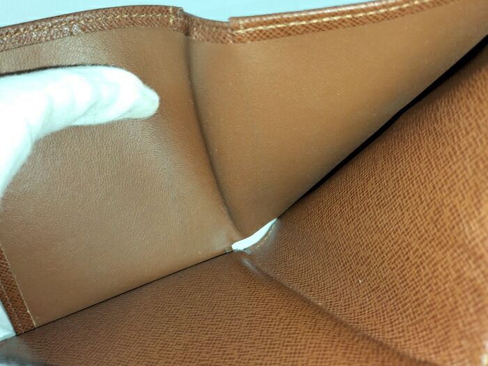 Louis Vuitton Porte Monet Vieux Carte Cles Di Trifold Wallet Monogram Brown