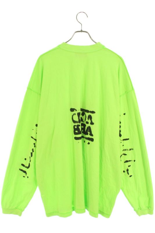 Balenciaga 22SS 707704 Tmvp6 ACID ARAB Damaged Long Sleeve Cut And Sewn Men's 3