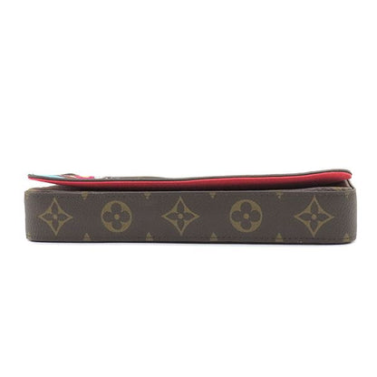 Louis Vuitton Chain Wallet Pochette Felicie Monogram Canvas Monogram Gold