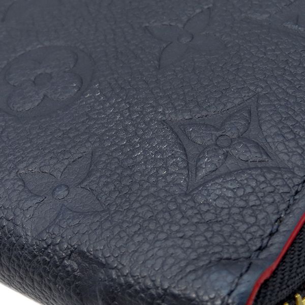 Louis Vuitton Long Wallet Zippy Wallet Monogram Empreinte Marine Rouge Gold