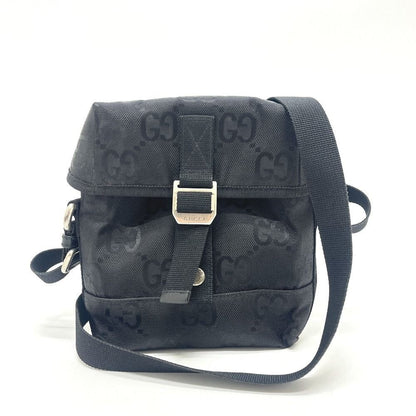 Gucci Shoulder Bag Off the Grid Nylon Leather Black