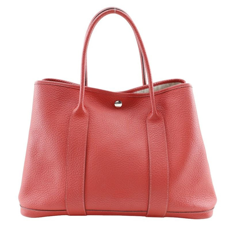 Hermes Garden Party PM Negonda Red R Tote Bag