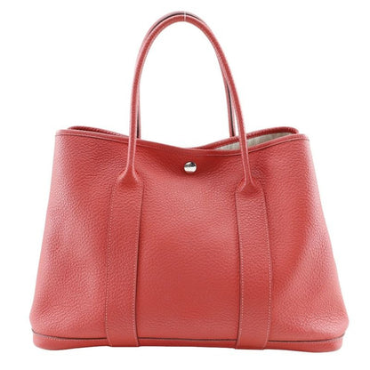 Hermes Garden Party PM Negonda Red R Tote Bag
