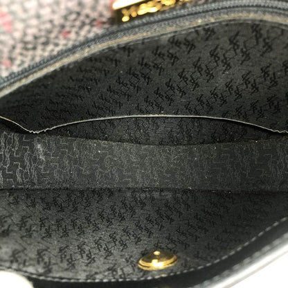 Saint Laurent Shoulder Bag Vintage Gray Pvc×leather Women Men