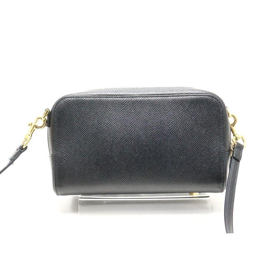 Dior Caro Cdlogo Leather Shoulder Bag Pouch — view 2