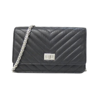 Chanel Chain Wallet Silver