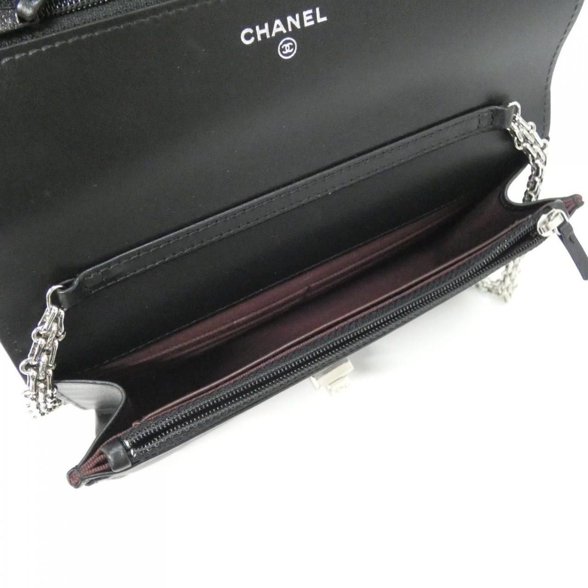 Chanel Chain Wallet Silver — view 9