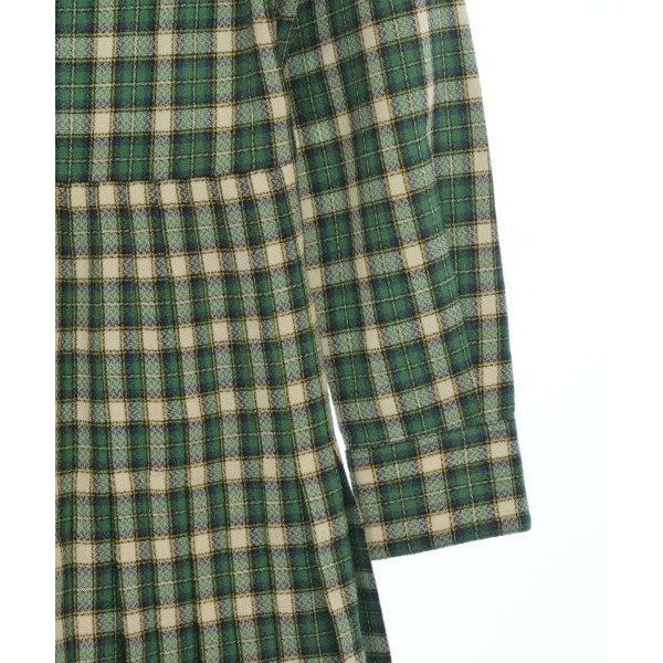 Celine Dress Wool White Green Blue — view 5