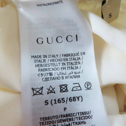 Gucci×adidas Gucci×adidas 721504 Trefoil Mohair Three Stripe Knit Pants White