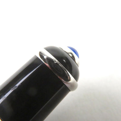 Cartier Diabolo De Cartier Ballpoint Pen With Logo Engraved With Blue Gemstone