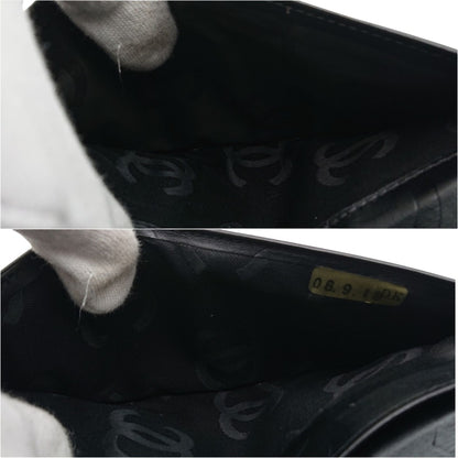 Chanel Cambon Coin Purse Calfskin Black — view 14