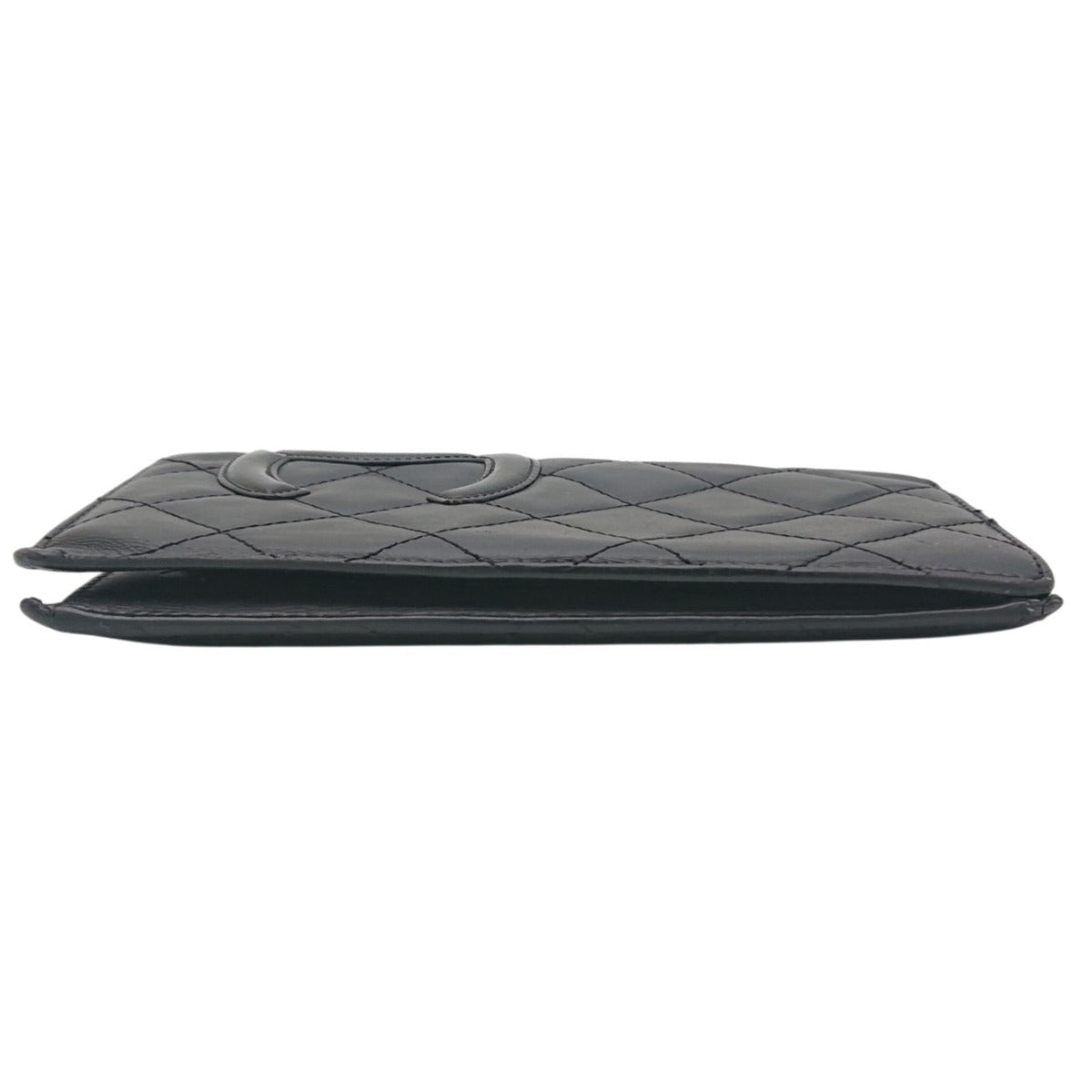 Chanel Cambon Coin Purse Calfskin Black — view 16