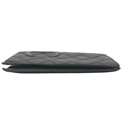 Chanel Cambon Coin Purse Calfskin Black — view 16