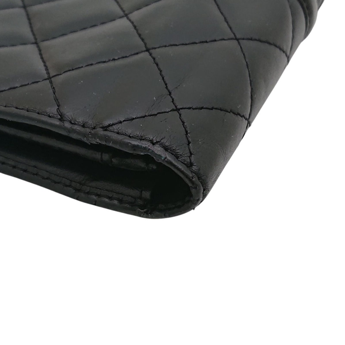 Chanel Cambon Coin Purse Calfskin Black — view 3