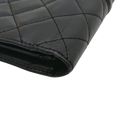 Chanel Cambon Coin Purse Calfskin Black — view 3