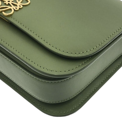 Loewe - Goya Anagram Logo Leather Small Shoulder Bag - Green - Women
