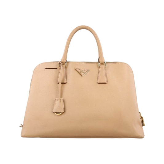 Prada Promenade Beige Saffiano Leather 113 10 Handbag