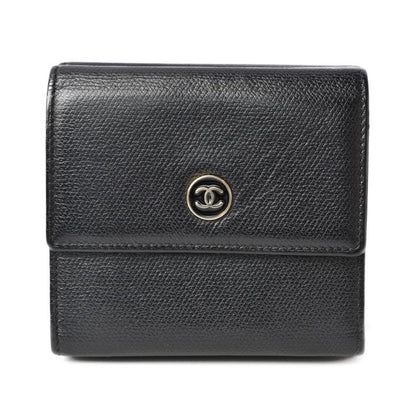 Chanel Foldable Wallet A20902 With Double Hooks Black