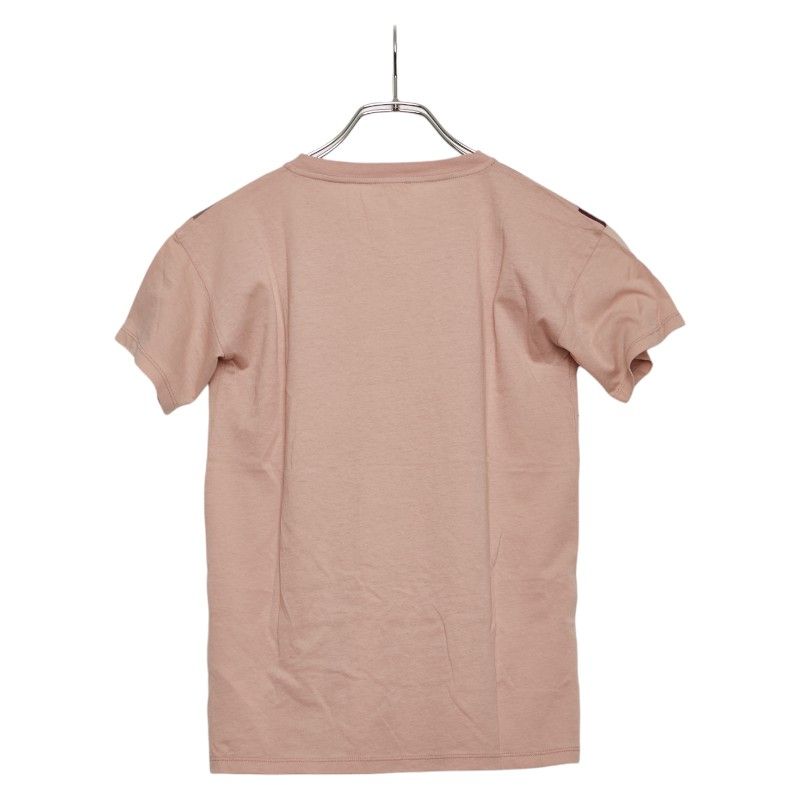 Gucci Star Print V-neck Short Sleeve T-shirt Size: 8 Pink Multicolor Cotton